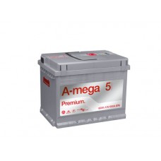 A-mega 5 Premium 60Ah 600А (EN) -/+